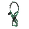 MSA V-FORM+ Harness w/Back & Front D-Rings - Tongue Buckle Leg Straps - Super Extra Large - 10206095