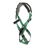 MSA V-FORM+ Harness w/Back & Front D-Rings - Tongue Buckle Leg Straps - Super Extra Large - 10206095