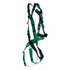 MSA V-FORM+ Harness w/Back D-Ring - Quick Connect Leg Straps - Super Extra Large - 10206135
