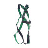 MSA V-FORM Harness w/Back D-Ring - Qwik-Fit Leg Straps Quick Connect Chest Buckle - Extra Large - 10207731
