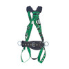 MSA V-FORM Construction Harness w/Back & Side D-Rings - Tongue Buckle Leg Straps Quick Connect Chest Buckle - Shoulder Padding - Extra Small - 10207733