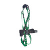 MSA V-FORM Construction Harness w/Back & Side D-Rings - Tongue Buckle Leg Straps Quick Connect Chest Buckle - Shoulder Padding - Extra Small - 10207733