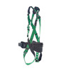 MSA V-FORM Construction Harness w/Back & Side D-Rings - Tongue Buckle Leg Straps Quick Connect Chest Buckle - Shoulder Padding - Extra Small - 10207733