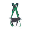 MSA V-FORM Construction Harness w/Back & Side D-Rings - Tongue Buckle Leg Straps Quick Connect Chest Buckle - Shoulder Padding - Extra Small - 10207733