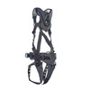 MSA V-FLEX Construction Harness w/Back, Front & Side D-Rings - Tongue Buckle Leg Straps - Super Extra Large - 10211349