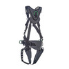 MSA V-FLEX Construction Harness w/Back, Front & Side D-Rings - Tongue Buckle Leg Straps - Super Extra Large - 10211349