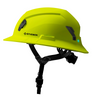 Studson SHK-1 Non-Vented Full Brim Class E Type II - Hi-Vis Yellow Safety Helmet