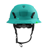 Studson SHK-1 Non-Vented Full Brim Class E Type II - Teal Safety Helmet