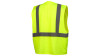 Pyramex Hi-Vis Flourescent Lime Class 2 Vest w/ Pocket - RVZ2110CP