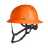 MSA V-Gard H2 Full Brim - Type II Class C Safety Helmet - Vented - Orange - 10250586