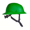 MSA V-Gard H2 Full Brim - Type II Class C Safety Helmet - Vented - Green - 10250588