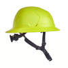 MSA V-Gard H2 Full Brim - Type II Class C Safety Helmet - Vented - Hi-Viz Yellow - 10250590