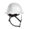 MSA V-Gard H2 Full Brim - Type II Class E Safety Helmet - Non-Vented - White - 10250593