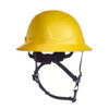 MSA V-Gard H2 Full Brim - Type II Class E Safety Helmet - Non-Vented - Yellow - 10250595