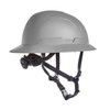 MSA V-Gard H2 Full Brim - Type II Class E Safety Helmet - Non-Vented - Gray - 10250597