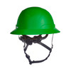 MSA V-Gard H2 Full Brim - Type II Class E Safety Helmet - Non-Vented - Green - 10250600