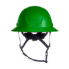 MSA V-Gard H2 Full Brim - Type II Class E Safety Helmet - Non-Vented - Green - 10250600