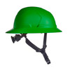MSA V-Gard H2 Full Brim - Type II Class E Safety Helmet - Non-Vented - Green - 10250600