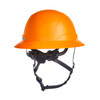 MSA V-Gard H2 Full Brim - Type II Class E Safety Helmet - Non-Vented - Hi-Viz Orange - 10250601