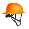 MSA V-Gard H2 Full Brim - Type II Class E Safety Helmet - Non-Vented - Hi-Viz Orange - 10250601