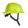 MSA V-Gard H2 Full Brim - Type II Class E Safety Helmet - Non-Vented - Hi-Viz Yellow - 10250602