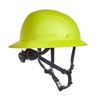 MSA V-Gard H2 Full Brim - Type II Class E Safety Helmet - Non-Vented - Hi-Viz Yellow - 10250602