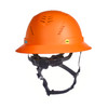 MSA V-Gard H2 Full Brim - Type II Class C - Mips - Safety Helmet - Vented - Orange - 10250610