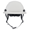 Hardknock Resolve - Full Brim - Class C - Type 2 Safety Helmet - Vented - White - 100-0-100