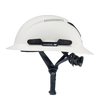 Hardknock Resolve - Full Brim - Class C - Type 2 Safety Helmet - Vented - White - 100-0-100