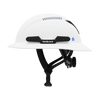 Hardknock Resolve - Full Brim - Class C - Type 2 Safety Helmet - Vented - White - 100-0-100