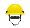 Hardknock Resolve - Full Brim - Class C - Type 2 Safety Helmet - Vented - Yellow - 100-0-730