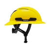 Hardknock Resolve - Full Brim - Class C - Type 2 Safety Helmet - Vented - Yellow - 100-0-730