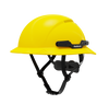 Hardknock Resolve - Full Brim - Class C - Type 2 Safety Helmet - Vented - Yellow - 100-0-730