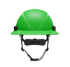 Hardknock Resolve - Full Brim - Class C - Type 2 Safety Helmet - Vented - Green - 100-0-310