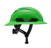 Hardknock Resolve - Full Brim - Class C - Type 2 Safety Helmet - Vented - Green - 100-0-310