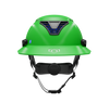 Hardknock Resolve - Full Brim - Class C - Type 2 Safety Helmet - Vented - Green - 100-0-310