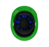 Hardknock Resolve - Full Brim - Class C - Type 2 Safety Helmet - Vented - Green - 100-0-310