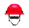 Hardknock Resolve - Full Brim - Class C - Type 2 Safety Helmet - Vented - Red - 100-0-610