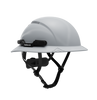 Hardknock Resolve - Full Brim - Class C - Type 2 Safety Helmet - Vented - Gray - 100-0-050