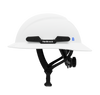 Hardknock Resolve - Full Brim - Class G,C,E - Type 2 Safety Helmet - Non-Vented - White - 105-0-100