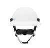 Hardknock Resolve - Full Brim - Class G,C,E - Type 2 Safety Helmet - Non-Vented - White - 105-0-100