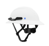Hardknock Resolve - Full Brim - Class G,C,E - Type 2 Safety Helmet - Non-Vented - White - 105-0-100