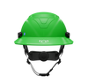 Hardknock Resolve - Full Brim - Class G,C,E - Type 2 Safety Helmet - Non-Vented - Green - 105-0-310