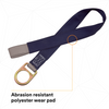 3M DBI-SALA Pass-Thru Web Concrete Strap Anchor with D-ring - Polyester - 5 ft - 2100054