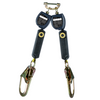 3M DBI-SALA Nano-Lok Personal Twin-Leg Self Retracting Lifeline - Web Steel Rebar Hook - 6 ft. - Class 1 - ANSI - 3100551