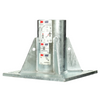 3M DBI-SALA Confined Space Floor Mount Base Galvanized - 8000095