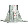 3M DBI-SALA Confined Space Floor Mount Base Galvanized - 8000095