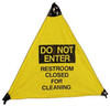 Handy Cone Floor Sign - Do Not Enter Restroom Closed For Cleaning - 18" - HFS10