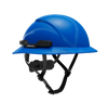 Hardknock Resolve - Full Brim - Class C - Type 2 Safety Helmet - Vented - Blue - 100-0-460