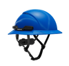 Hardknock Resolve - Full Brim - Class C - Type 2 Safety Helmet - Vented - Blue - 100-0-460